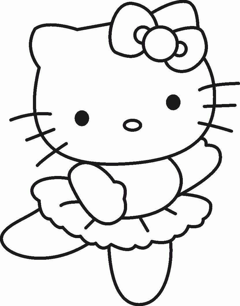 Free Printable Hello Kitty Coloring Pages For Kids | Cleaning - Free Printable Coloring Pages For Kids