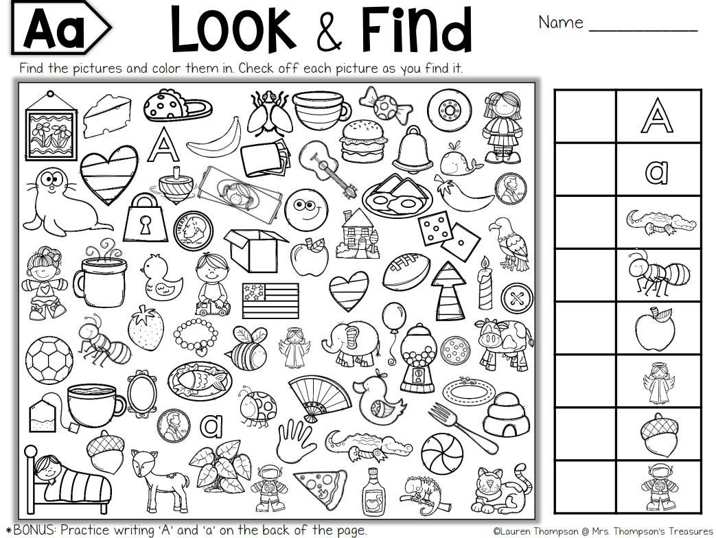 Free, Printable Hidden Picture Puzzles For Kids - Free Printable Valentine Hidden Pictures
