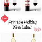 Free Printable Holiday Wine Labels | Printables | Christmas Wine   Free Printable Wine Labels With Photo