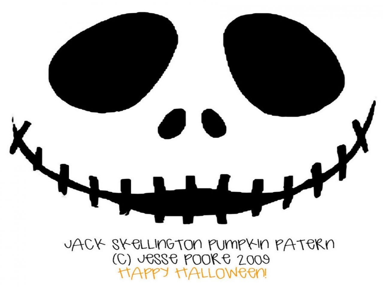 Jack Skellington And Sally Pumpkin Stencils Free Printable Free Printable