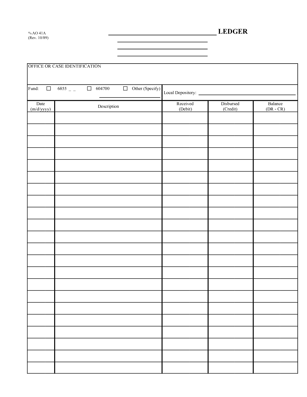 Free Printable Ledger Template | Accounting Templates | Printable - Free Printable Ledger Sheets