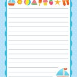 Free Printable Letter Paper   Ayelet Keshet   Free Printable Writing Paper For Adults
