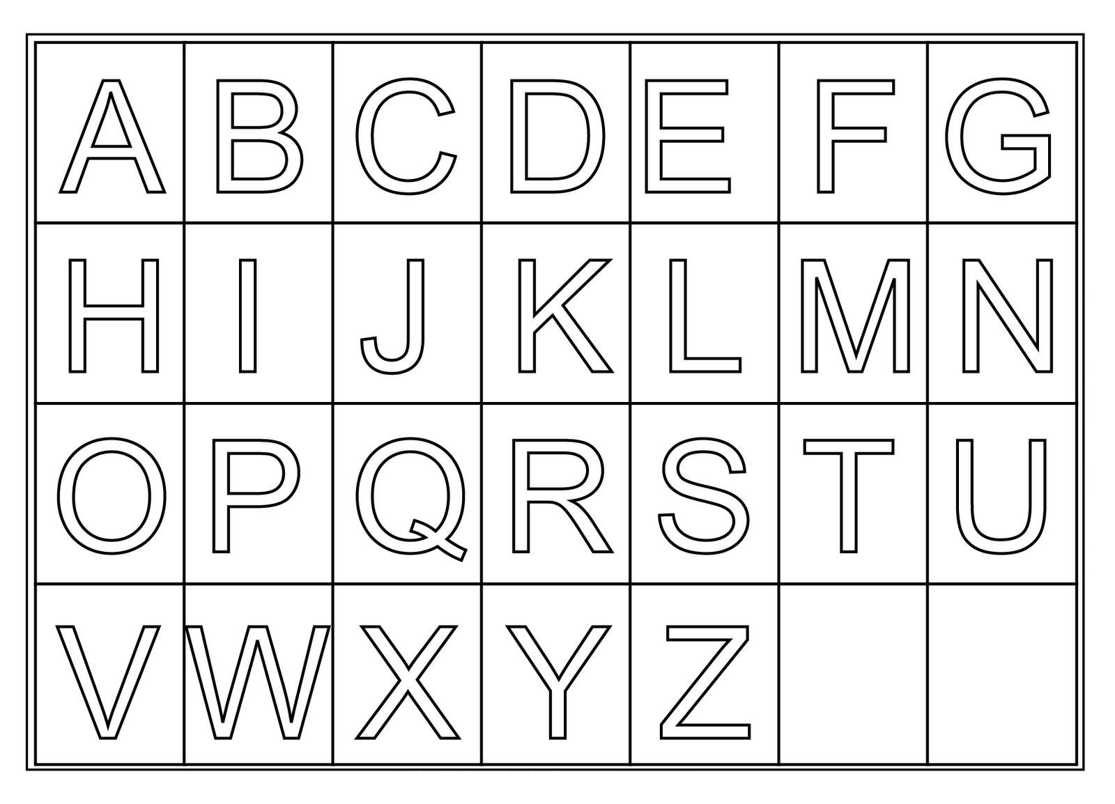 Free Printable Letters, Download Free Clip Art, Free Clip Art On - Free Printable Alphabet Letters For Display