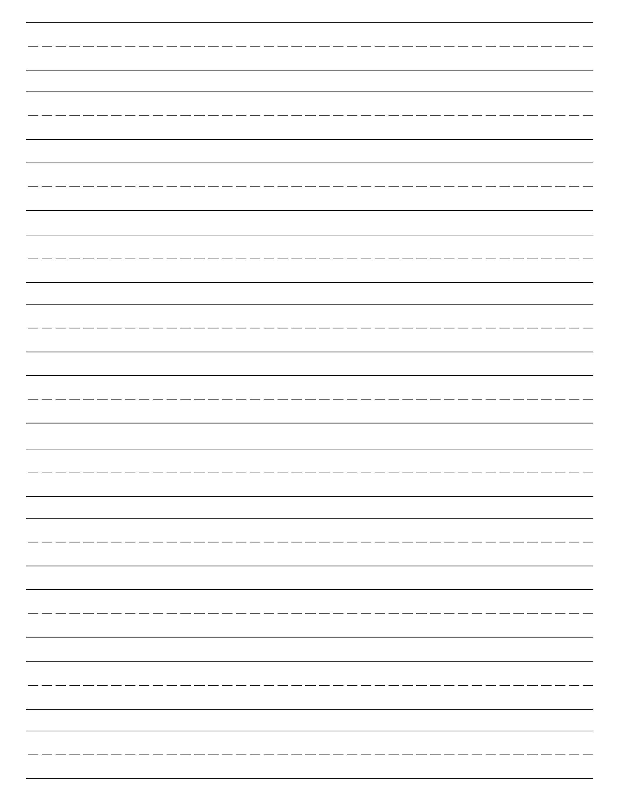 Printable Writing Paper For Elementary Get What You Need For Free