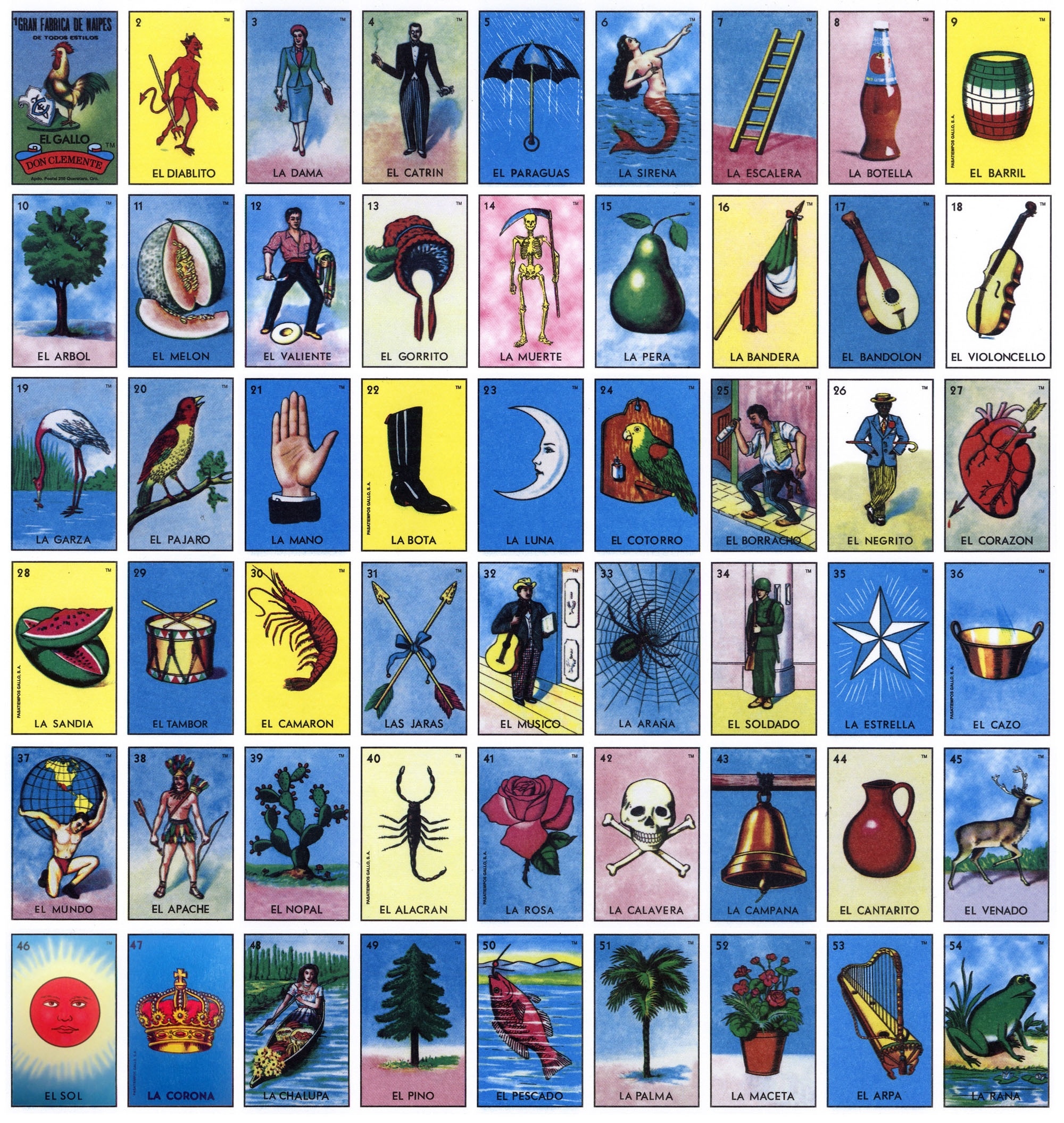 free printable loteria game free printable