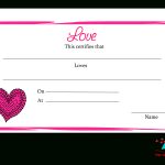 Free Printable Love Certificate | For The Holidays | Free, Love Is   Free Printable Love Certificates For Him