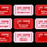 Free Printable Love Coupons For Couples On Valentine's Day! | Decor   Free Printable Love Certificates For Him