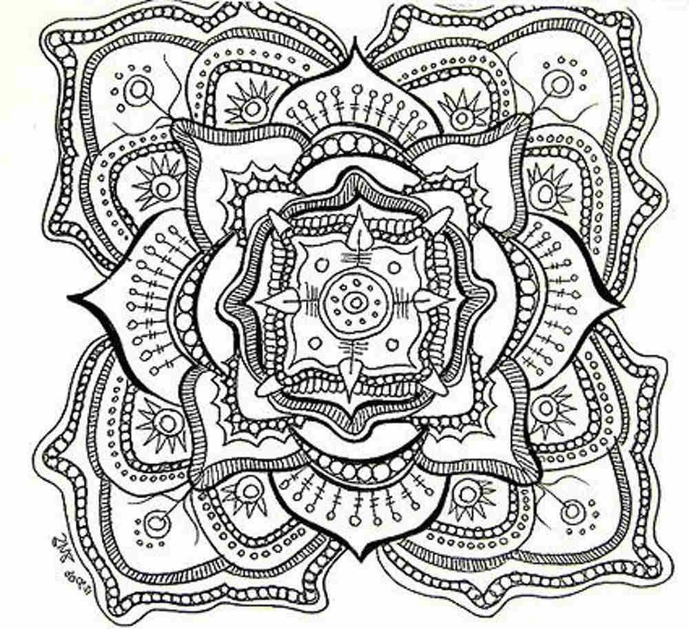 Free Printable Mandala Coloring Pages For Adults | Adult Coloring - Mandala Coloring Free Printable