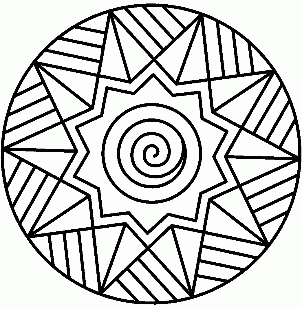 Free Printable Mandalas For Kids - Best Coloring Pages For Kids - Free Printable Mandala Patterns