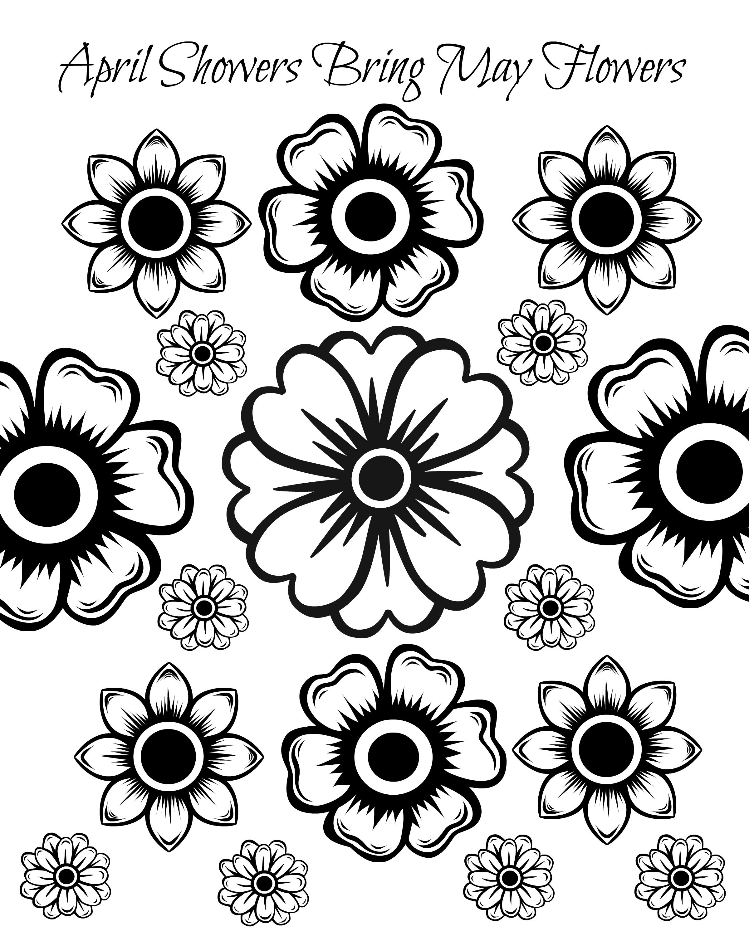 Free Printable Flower Coloring Pages For Adults Free Printable 