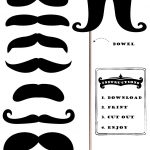 Free Printable Moustache Brigade For #movember | Stacey W. Porter   Free Printable Western Photo Props