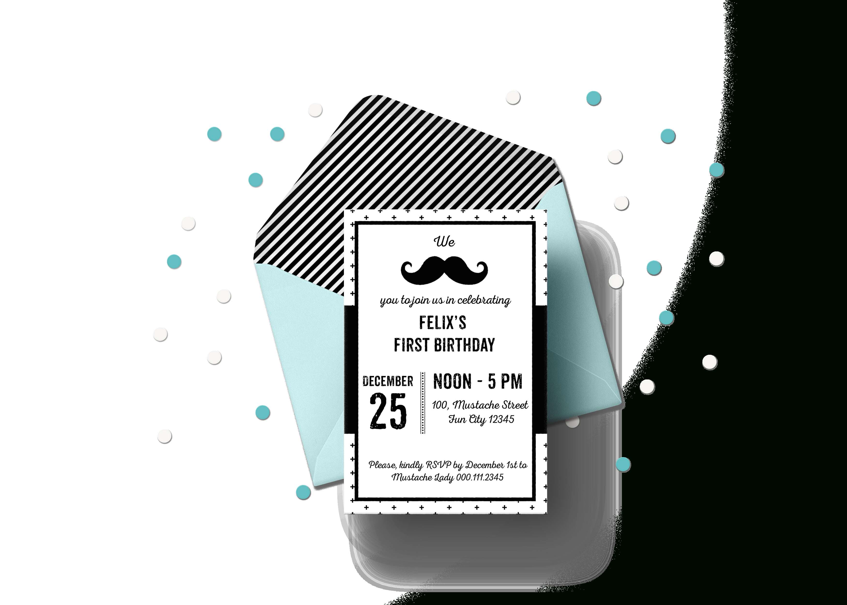 Free Printable Mustache Party Invitations - Blank &amp;amp; Editable - Free Printable Mustache Invitations