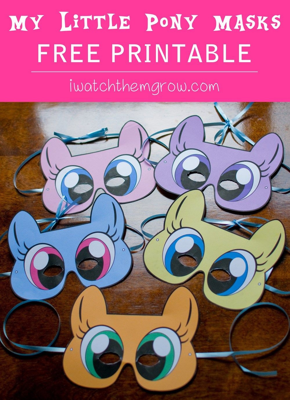 Free Printable My Little Pony Masks | Cartoon - My Little Pony | My - Free My Little Pony Printable Masks