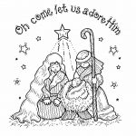 Free Printable Nativity Coloring Pages For Kids | Projects To Try   Free Printable Christmas Baby Jesus Coloring Pages