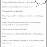 Free Printable Noah's Ark Writing Prompts | Homeschooling Language   Free Printable Sunday School Lessons For Youth