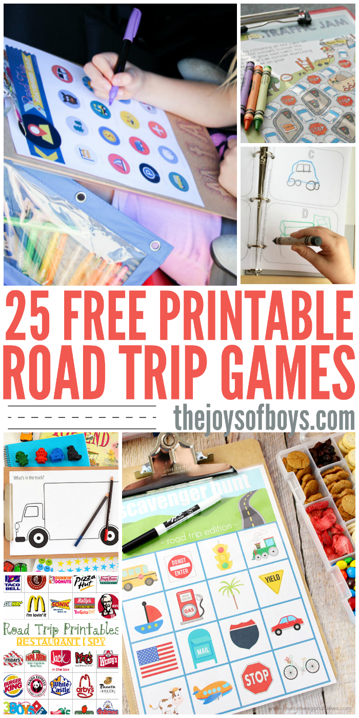 Printable Games For Car Rides