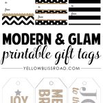 Free Printable Rustic And Plaid Gift Tags   Yellow Bliss Road   Free Printable Toe Tags