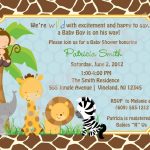 Free Printable Safari Baby Shower Invitations Safari Ba Shower   Free Printable Zebra Baby Shower Invitations