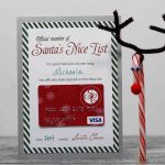 Free Printable} Santa's Nice List Certificate | Gcg   Free Printable Xmas Gift Certificates