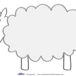 Free Printable Sheep Template | Colors And Things | Sheep Template   Free Printable Pictures Of Sheep