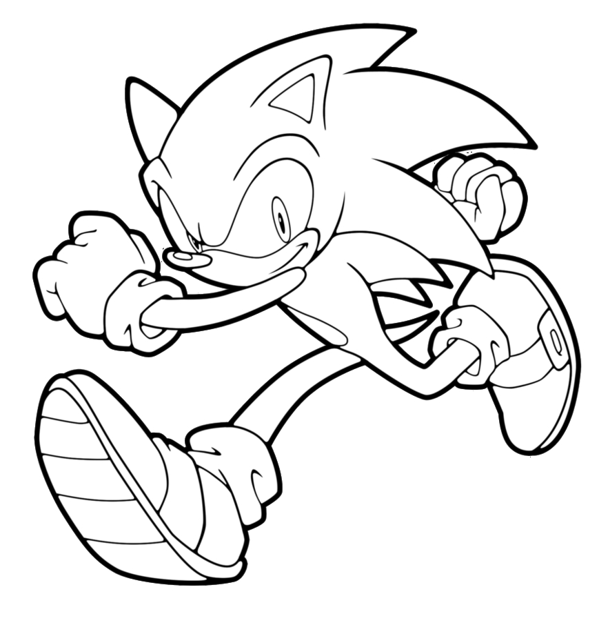 Free Printable Sonic The Hedgehog Coloring Pages For Kids | Kids And - Sonic Coloring Pages Free Printable