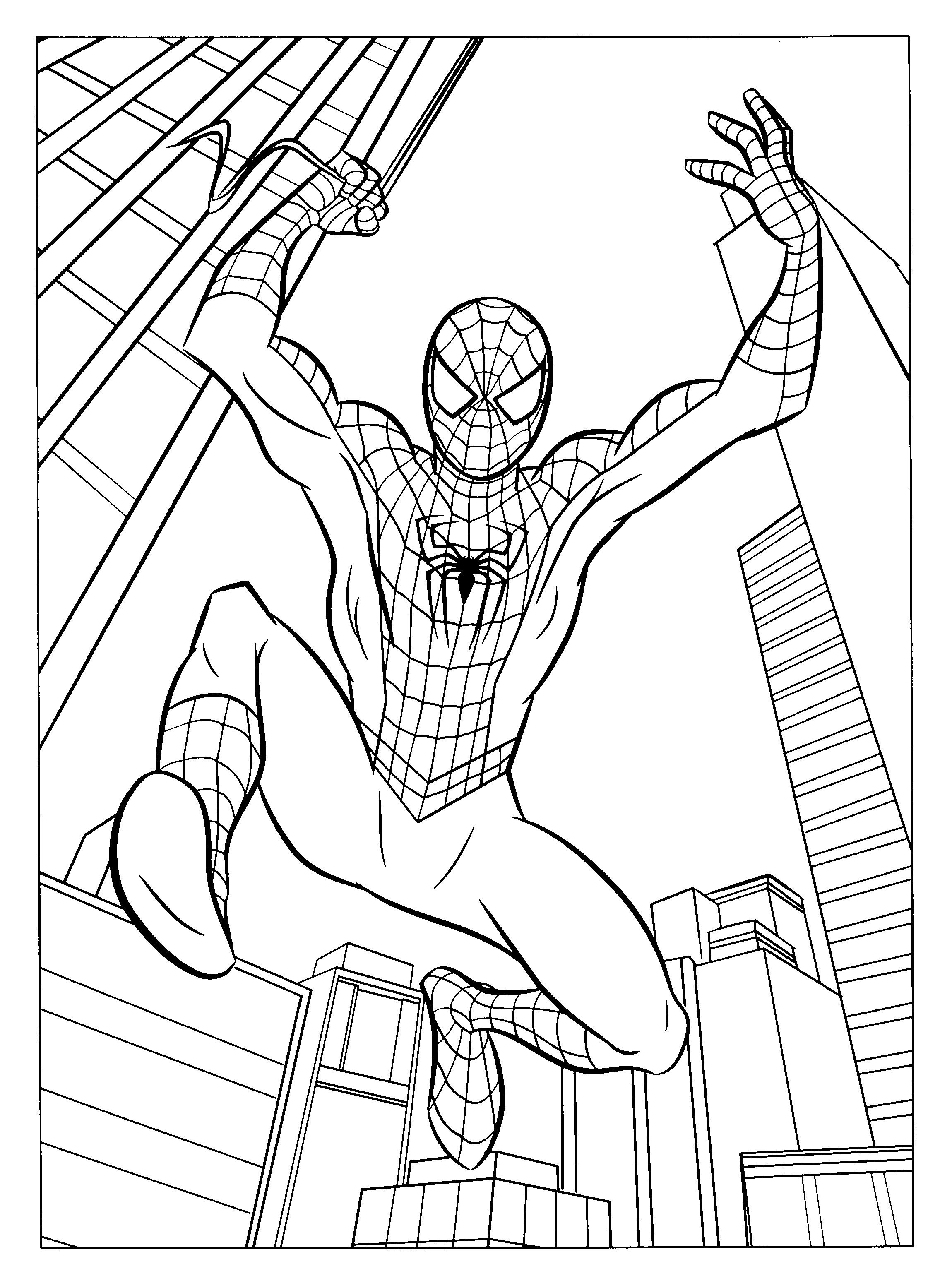 Free Printable Spiderman Coloring Pages For Kids | Noni And - Free Printable Spiderman Coloring Pages