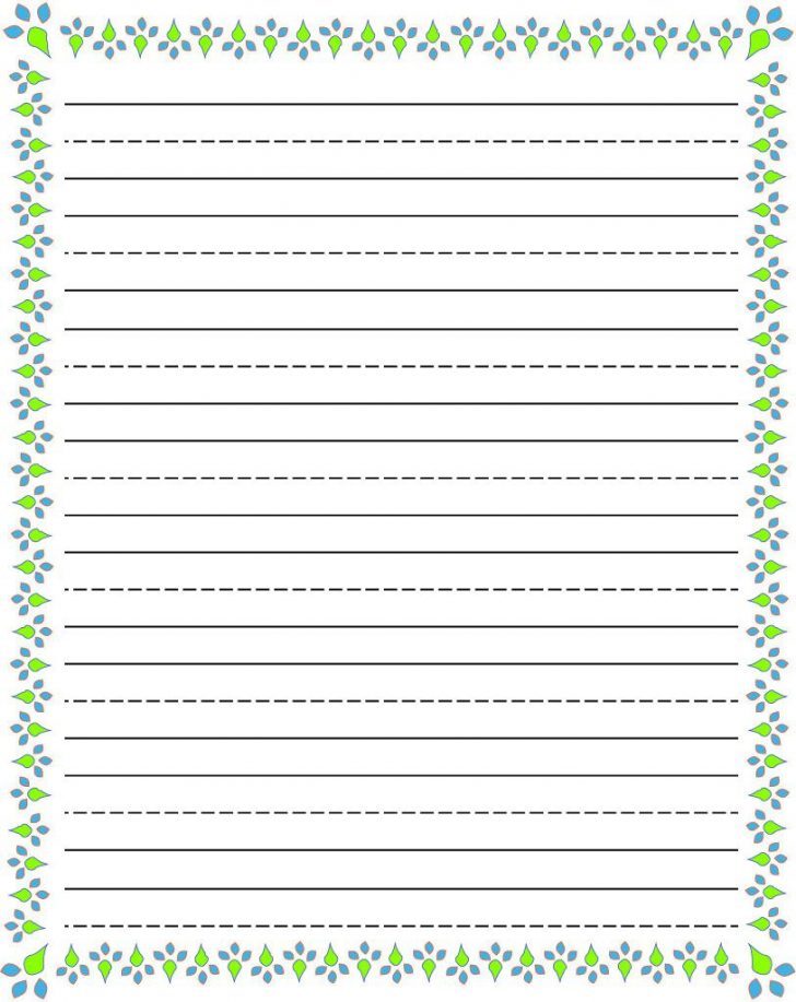 Free Printable Writing Paper For Adults