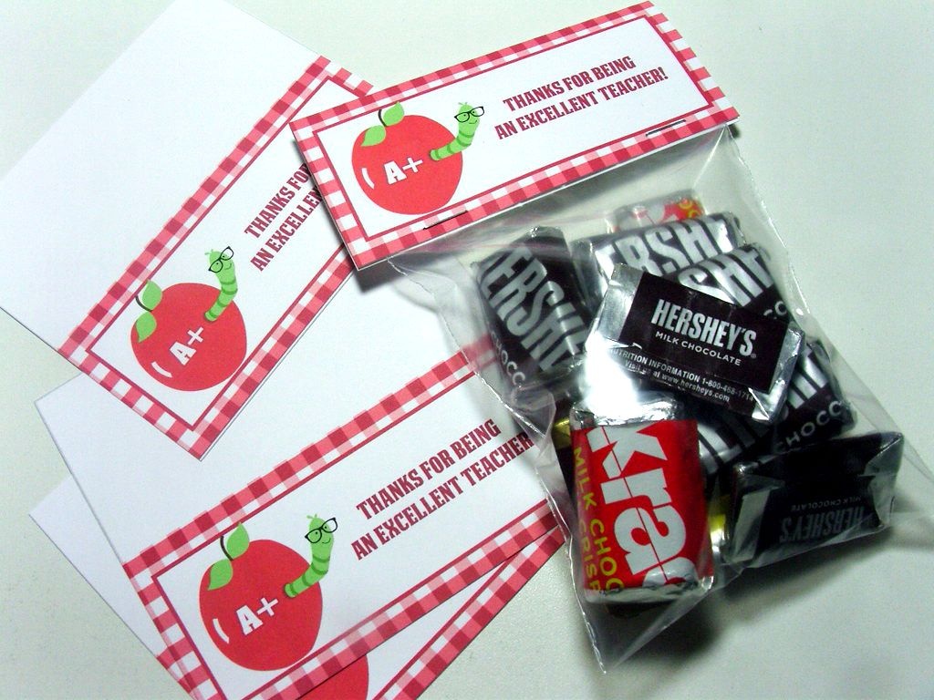 Free Printable - Teacher Appreciation Gift Bag Topper Tags - Free Printable Gift Bag Tags