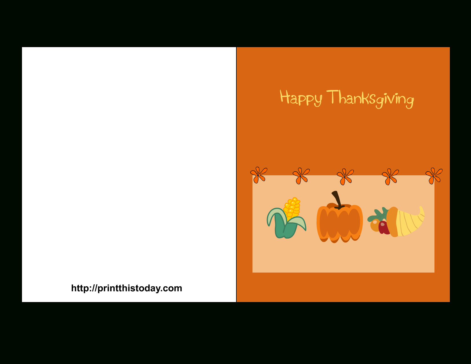Free Printable Thanksgiving Cards - Happy Thanksgiving Cards Free Printable