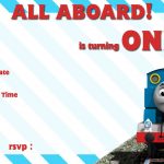 Free Printable Thomas The Train 1St Birthday | Alex Turns 1   Thomas Invitations Printable Free