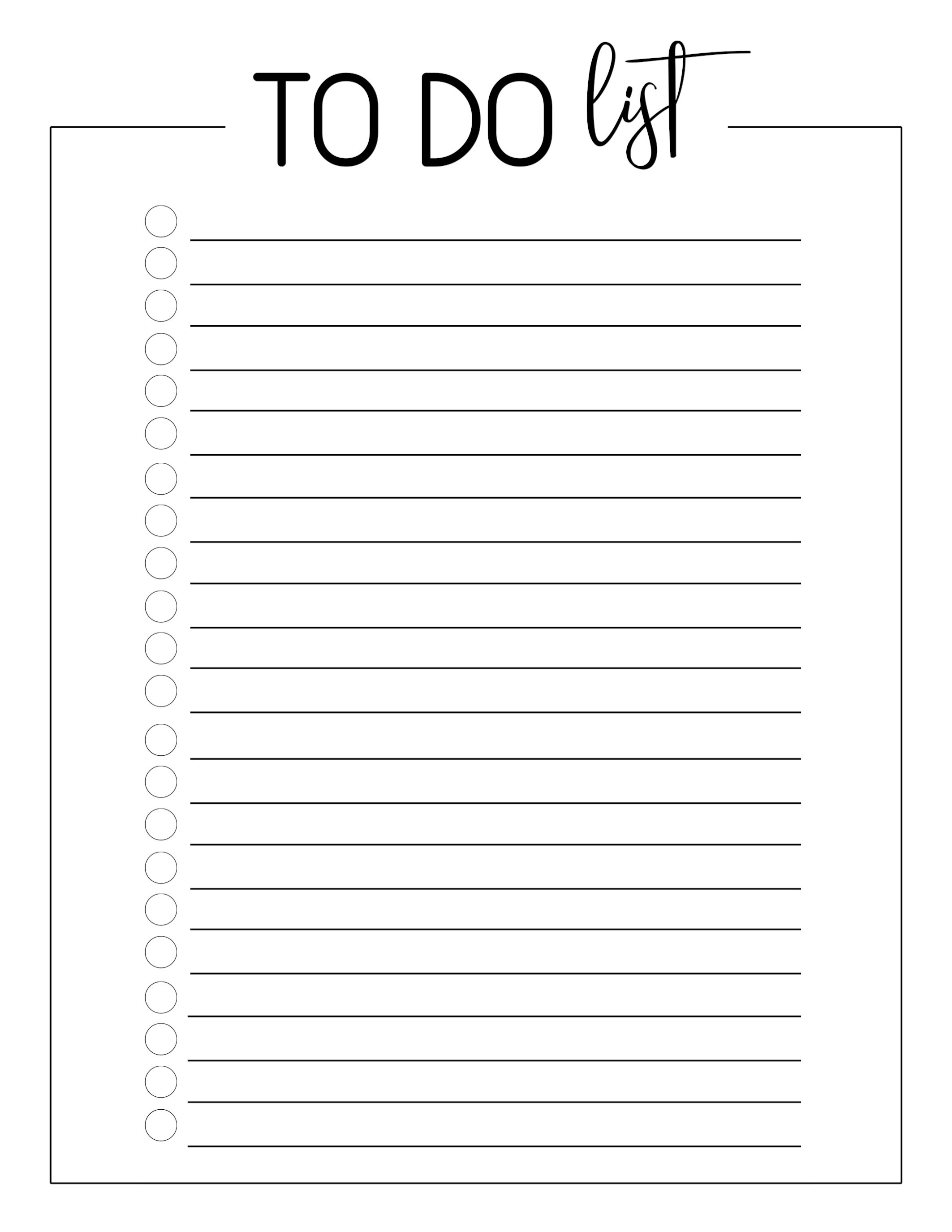 Floral To Do List Printable Template Paper Trail Design To Do List 