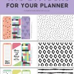 Free Printable Top Tab Dividers For Planners, Diaries And Agendas   Free Printable Tabs For Binders