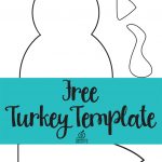 Free Printable Turkey Template. Easy Peasy | Kids Thanksgiving   Free Turkey Cut Out Printable