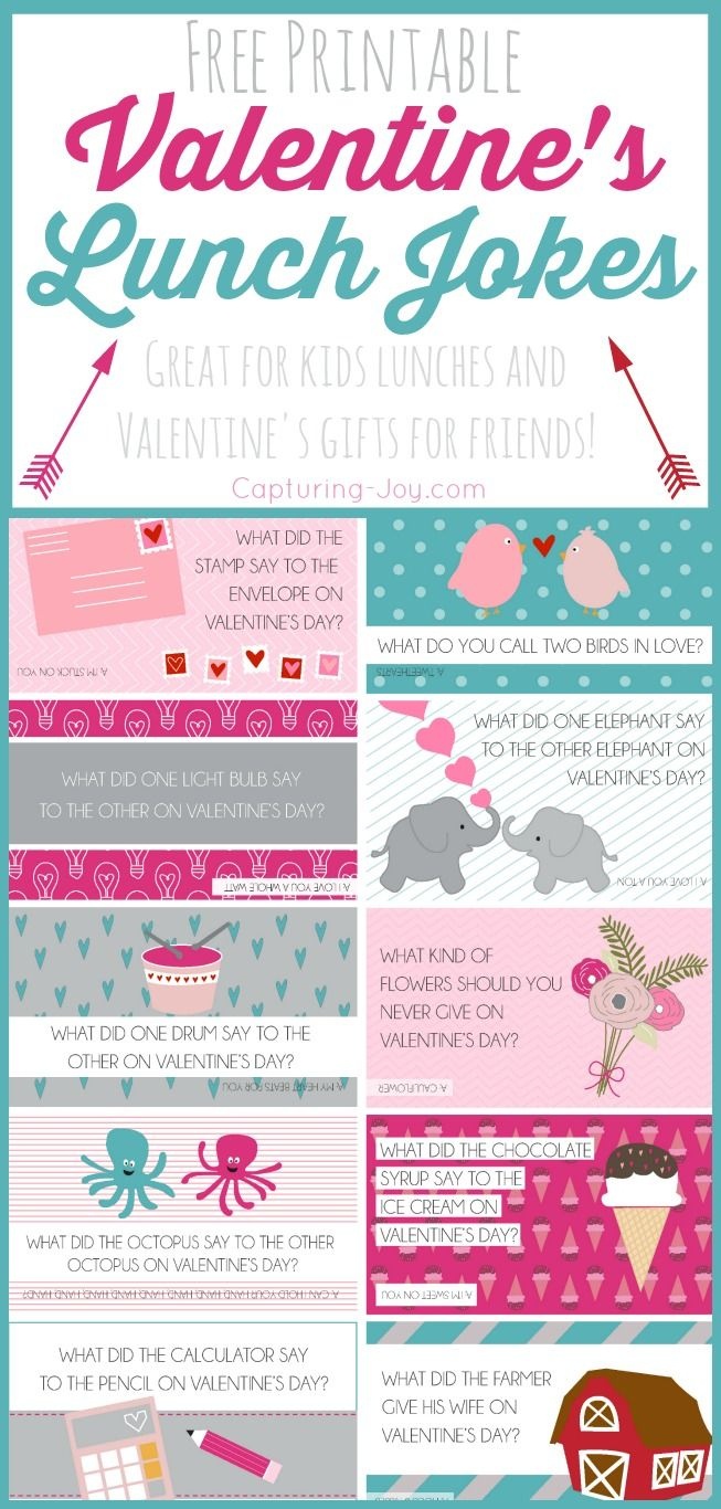 Free Printable Valentine Jokes | All Time Favorite Crafts &amp;amp; Diy - Free Printable Jokes For Adults