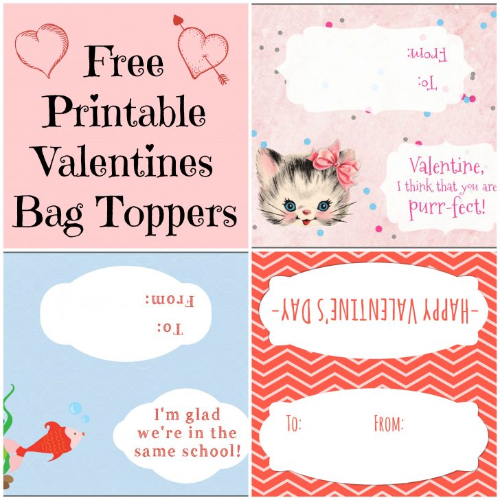 Free Printable Bag Toppers