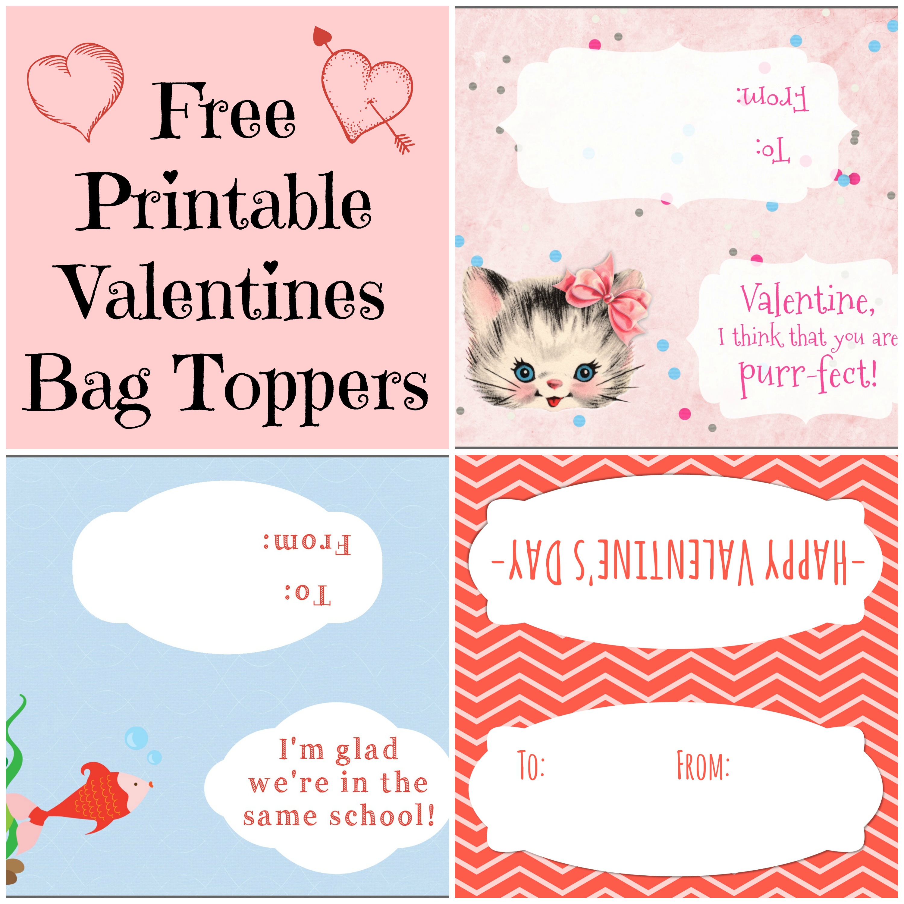 Free Printable Bag Toppers Free Printable