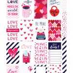 Free Printable Valentine's Planner Stickers From Fabfrugalmama   Free Printable Heart Designs