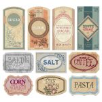 Free Printable Vintage Labels For Jars And Canisters To Organize   Free Printable Vintage Labels