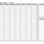 Free Printable Weekly Schedule Template | Organize My Life | Weekly   Free Printable Weekly Schedule