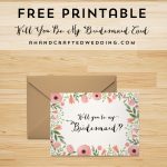 Free Printable Will You Be My Bridesmaid Card | | Freebies   Will You Be My Godmother Printable Card Free