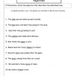 Free Printable Worksheets For Teachers 5Th Grade Science Adjective   Free Printable Science Worksheets For 2Nd Grade