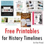 Free Printables For History Timelines   Free Printable Timeline Figures