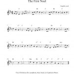 Free Sheet Music Scores: Alto Saxophone Christmas | Xmas Music   Free Printable Frosty The Snowman Sheet Music