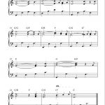 Free Sheet Music Scores: Free Easy Christmas Piano Sheet Music, O   Christmas Songs Piano Sheet Music Free Printable