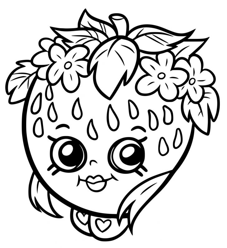 Shopkins Coloring Pages Free Printable