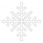 Free Snowflake Template: Easy Paper Snowflakes To Cut And Color   Free Printable Snowflakes