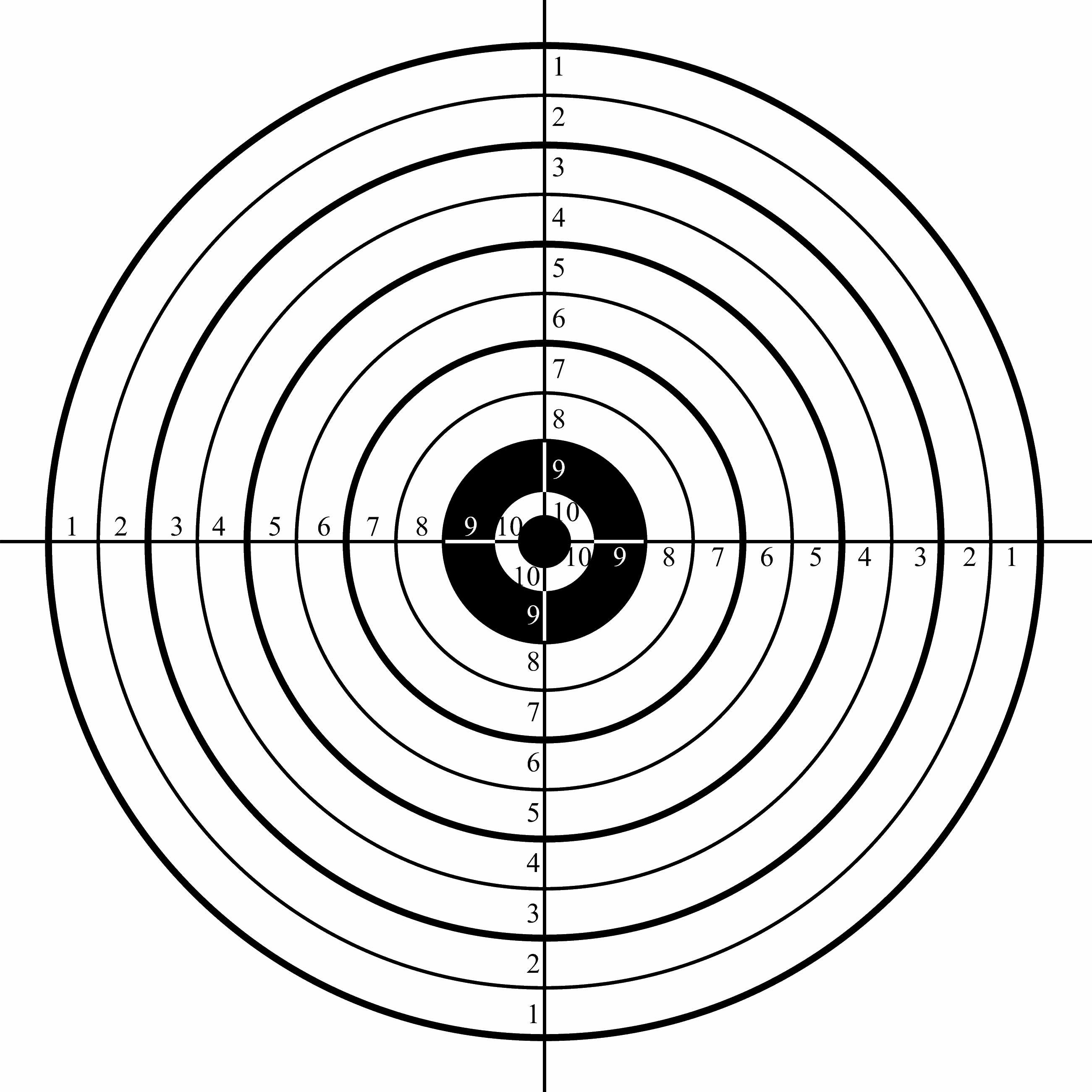Free Target Shooting Cliparts, Download Free Clip Art, Free Clip Art - Free Printable Shooting Targets