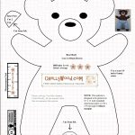 Free #teddybear #plush #toy Pattern @ Chellywood – Free   Free Printable Teddy Bear Clothes Patterns