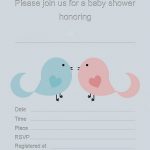 Free Twin Baby Shower Invitations   My Practical Baby Shower Guide   Free Printable Twin Baby Shower Invitations