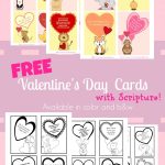 Free Valentine's Day Cards With Scripture For Children | Ultimate   Free Printable Valentines Day Cards Kids